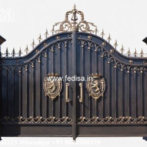 Maharaja Gate Ka Design, Main Gate Flower Design Stainless Steel Main Gates