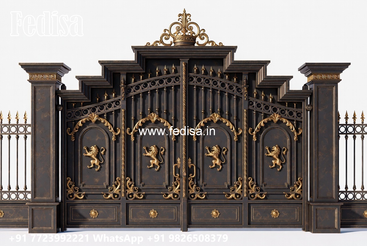 Maharaja Gate Ka Design, Fancy Main Gate Stainless Steel Main Gates