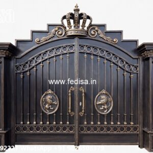 Concrete Gate Design, Modern Main Gate Stainless Steel Main Gates