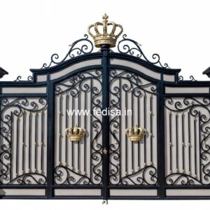58 Feet Gate Design, Ss Grill Gate Design Stainless Steel Main Gates