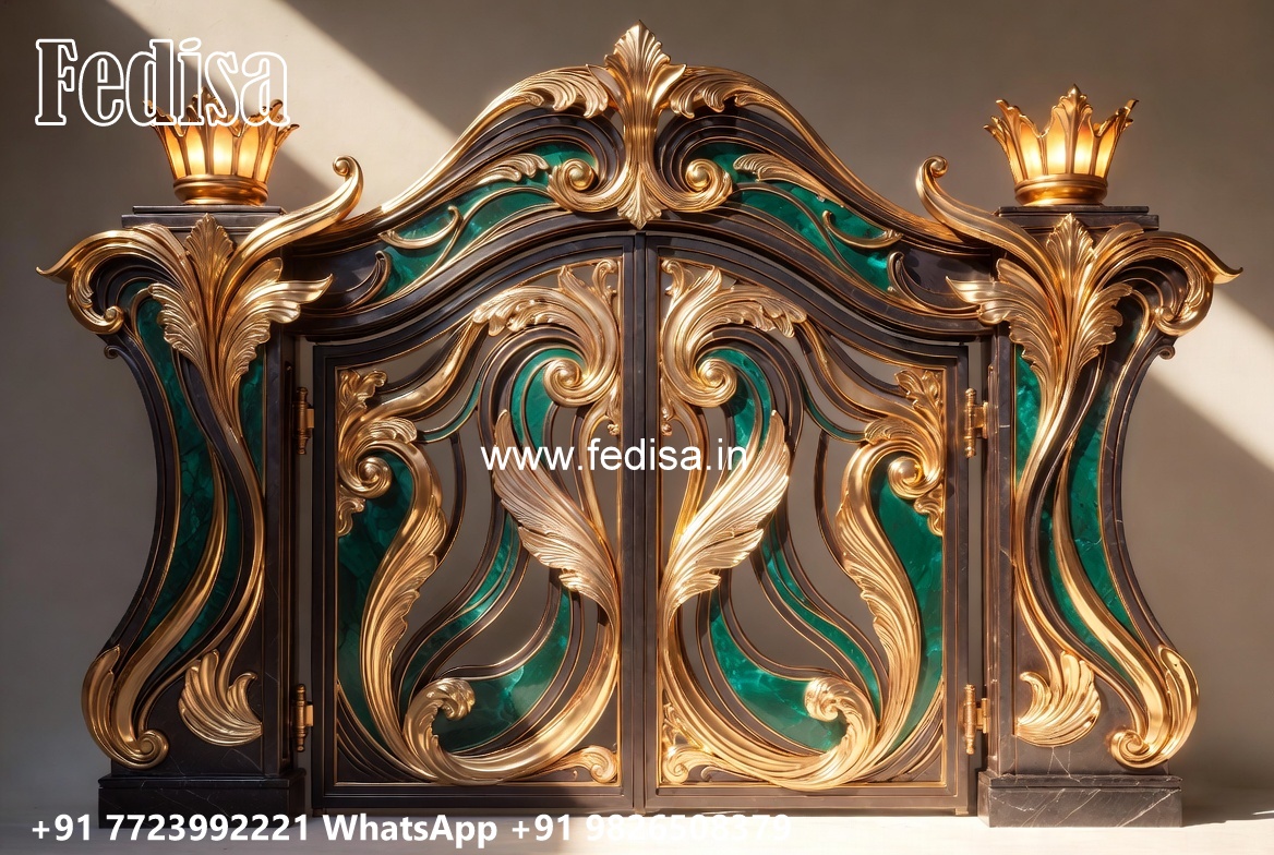 Concrete Gate Design, House Steel Gate Design Stainless Steel Main Gates