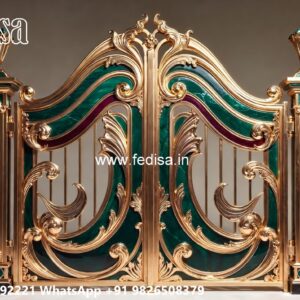 Maharaja Gate Ka Design, Single Palla Gate Design Stainless Steel Main Gates