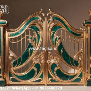 Concrete Gate Design, Square Pipe Gate Simple Design Stainless Steel Main Gates