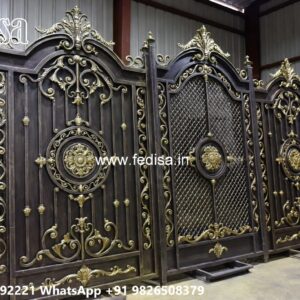 61 Feet Gate Design, Latest Main Gate Design For House Stainless Steel Main Gates