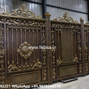 Latest Main Gate Design 2073, Steel Gate Single Palla Stainless Steel Main Gates