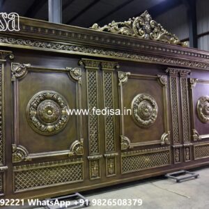 Hpl Sheet Gate Design, Sliding Door Main Gate Stainless Steel Main Gates