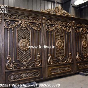 Simple House Gate Design, 7 Feet Gate Design Stainless Steel Main Gates