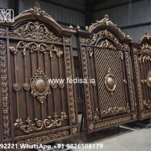 Hpl Sheet Gate Design, Main Gate Upper Design Stainless Steel Main Gates