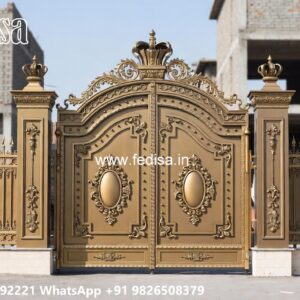 Latest Main Gate Design 2078, Maharaja Gate Design 2026 Stainless Steel Main Gates
