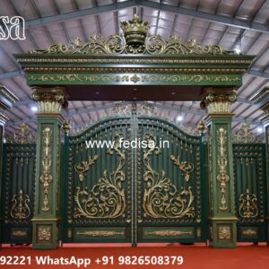 Maharaja Gate Ka Design, Ss Ka Gate Stainless Steel Main Gates