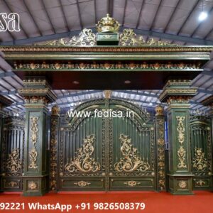 Simple House Gate Design, 6 Feet Main Gate Design Stainless Steel Main Gates