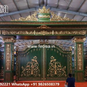 Hpl Sheet Gate Design, Modern Aluminum Gate Designs Stainless Steel Main Gates