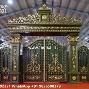 Folding Grill Gate Design, Low Budget Gate Design Stainless Steel Main Gates