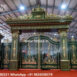 Simple House Gate Design, Galvanized Gate Design Stainless Steel Main Gates