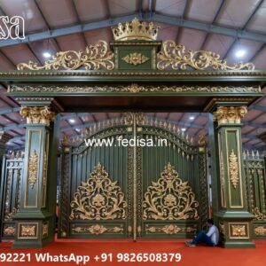 71 Feet Gate Design, Iron Modern Gate Design Stainless Steel Main Gates