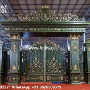 Unique Gate Design, Single Grill Gate Design Stainless Steel Main Gates