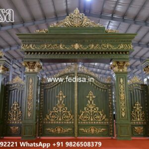 Hpl Sheet Gate Design, Grill Design For Boundary Stainless Steel Main Gates