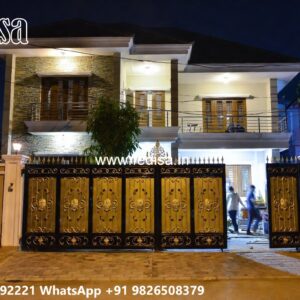 Simple House Gate Design, Gate Design Single Stainless Steel Main Gates