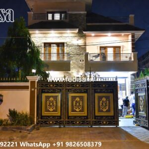 Concrete Gate Design, Basic Gate Design Stainless Steel Main Gates