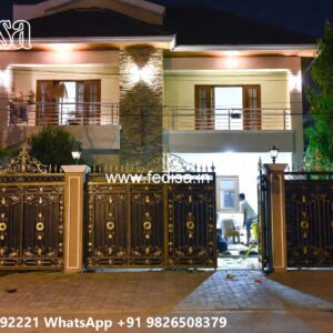 77 Feet Gate Design, Different Types Of Gate Design Stainless Steel Main Gates