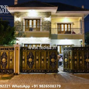 Maharaja Gate Ka Design, Service Gate Design Stainless Steel Main Gates