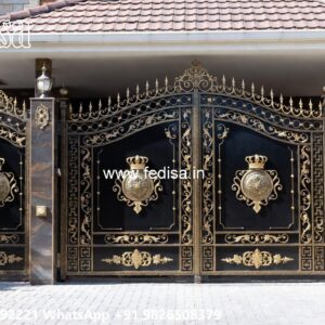 78 Feet Gate Design, Auto Gate Design 2026 Stainless Steel Main Gates
