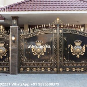 Maharaja Gate Ka Design, Building Front Gate Design Stainless Steel Main Gates