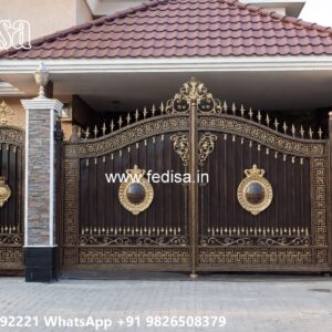 Unique Gate Design, Safety Grill Design For Boundary Wall Stainless Steel Main Gates