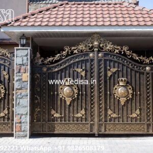 Gate Design For Home Entrance, Ss Collapsible Gate Stainless Steel Main Gates