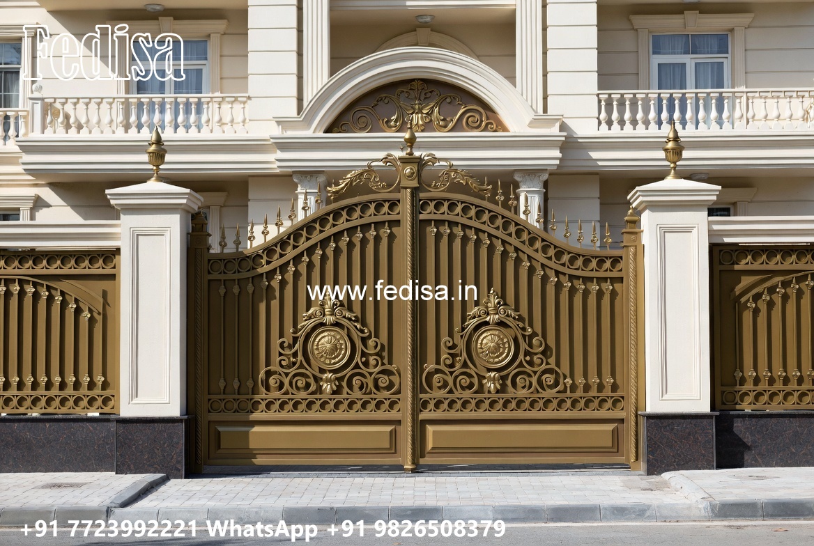 Unique Gate Design, Metal Sheet Gate Design Stainless Steel Main Gates