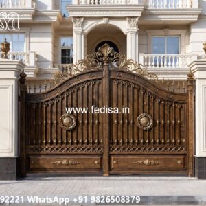 Hpl Sheet Gate Design, 9 Feet Gate Design Stainless Steel Main Gates
