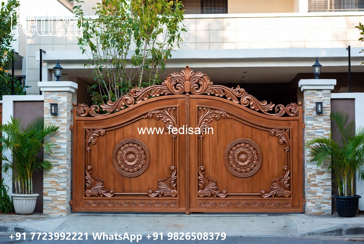 Hpl Sheet Gate Design, Main Gate Top Design Stainless Steel Main Gates