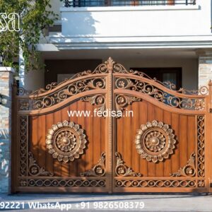Folding Grill Gate Design, Main Gate Design Pipe Stainless Steel Main Gates