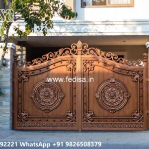 91 Feet Gate Design, Rajwadi Main Gate Design Stainless Steel Main Gates