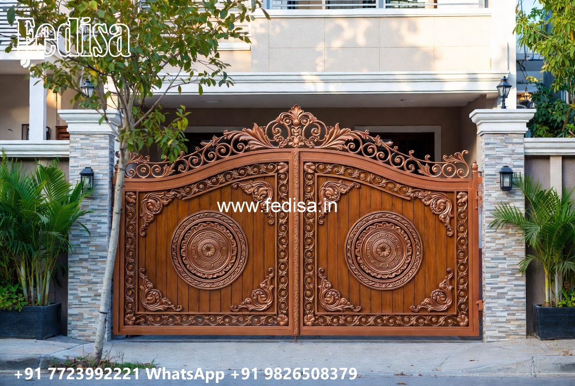 Maharaja Gate Ka Design, Iron Boundary Gate Stainless Steel Main Gates