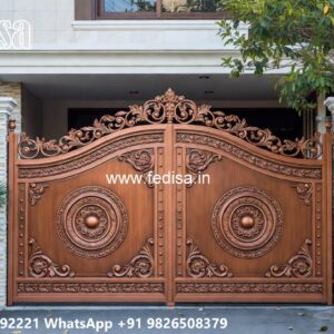 Concrete Gate Design, Decorative Laser Cutting Gate Design Stainless Steel Main Gates