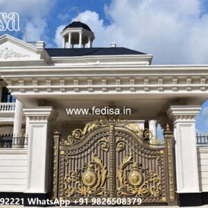 Gate Design For Home Entrance, Steel Gate Glass Design Stainless Steel Main Gates