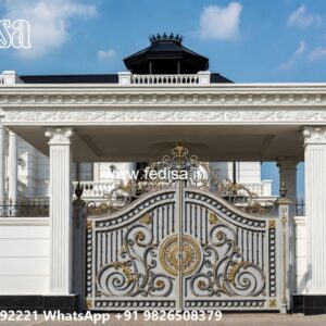 Hpl Sheet Gate Design, Steel Gate With Hpl Sheet Stainless Steel Main Gates