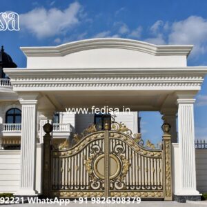 Unique Gate Design, Industrial Main Gate Design Stainless Steel Main Gates