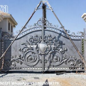101 Feet Gate Design, Modern Auto Gate Design Stainless Steel Main Gates