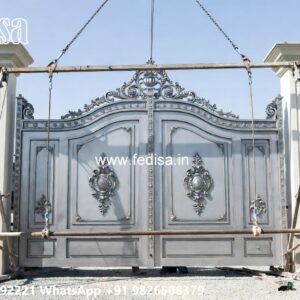 Concrete Gate Design, Concrete Fence And Gate Design Stainless Steel Main Gates