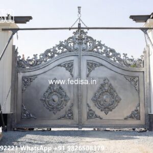 104 Feet Gate Design, Main Gate Latest Design 2026 Stainless Steel Main Gates