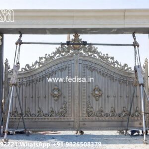 Maharaja Gate Ka Design, Simple Gate Colour Design Stainless Steel Main Gates