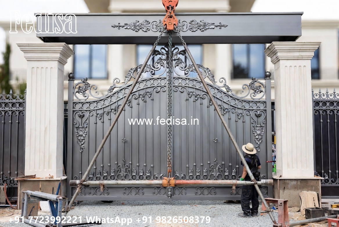Gate Design For Home Entrance, Modern Steel Main Gate Design Stainless Steel Main Gates