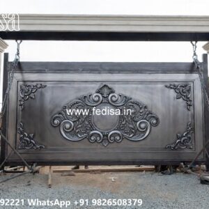 Simple House Gate Design, Sliding Gate Colour Stainless Steel Main Gates