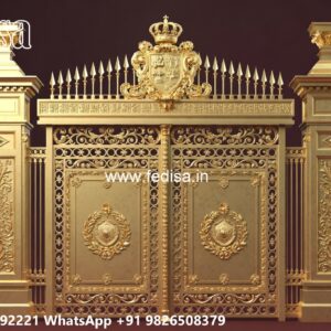 Maharaja Gate Ka Design, Compound Design Gate Stainless Steel Main Gates