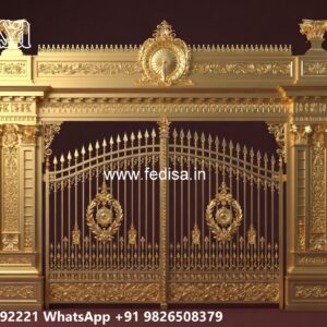 Maharaja Gate Ka Design, Front Design Gate Stainless Steel Main Gates