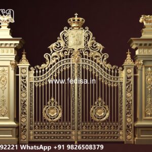 Maharaja Gate Ka Design, Main Gate Construction Design Stainless Steel Main Gates