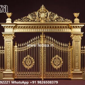 Gate Design For Home Entrance, Simple Boundary Gate Stainless Steel Main Gates