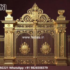 Folding Grill Gate Design, Steel Loha Mix Gate Stainless Steel Main Gates